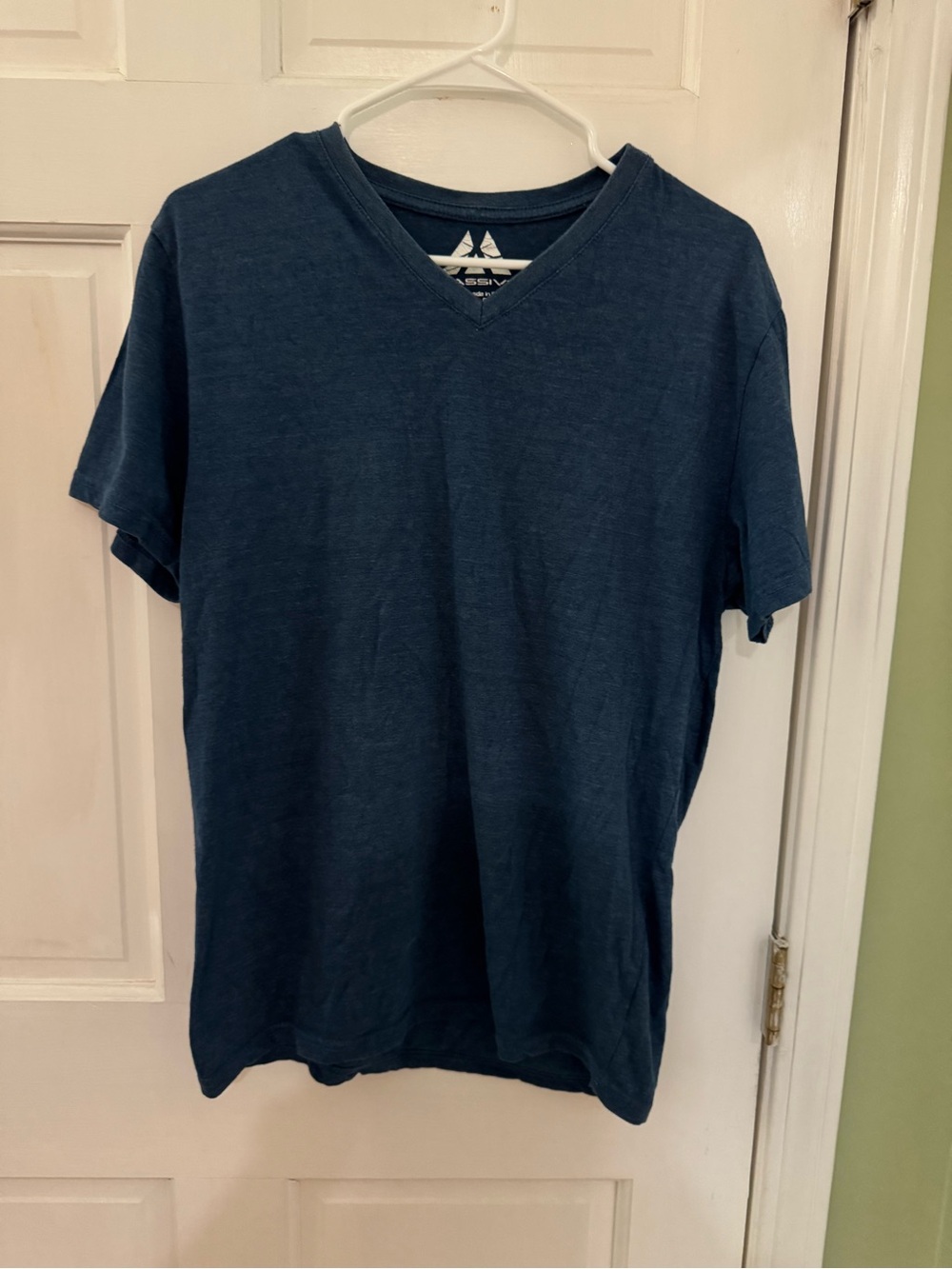 Men's V-Neck Short Sleeve Tee - Deep Navy